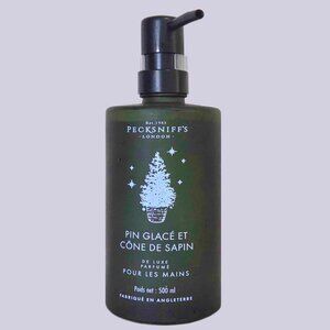 NEW PECKSNIFF'S Pin Glacé Cône De Sapin Scented Luxury Hand Wash Glass Pump